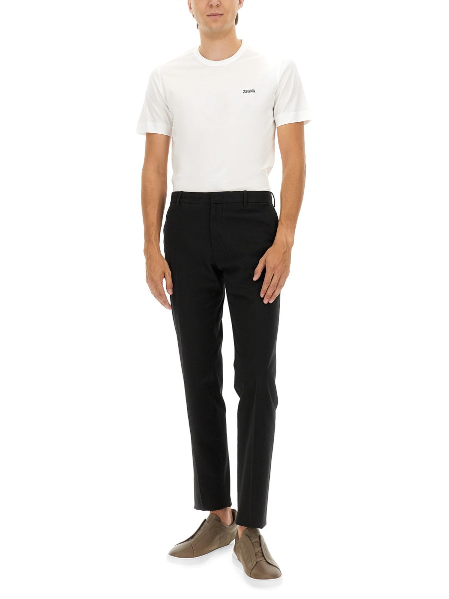 Zegna Men Premium Cotton Pants ZEGNA