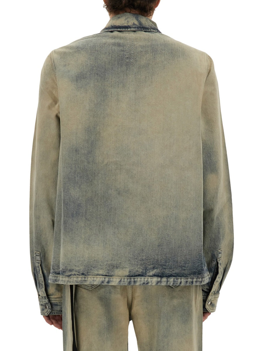 Rick Owens Drkshdw Men Jacket With Concealed Zipper RICK OWENS