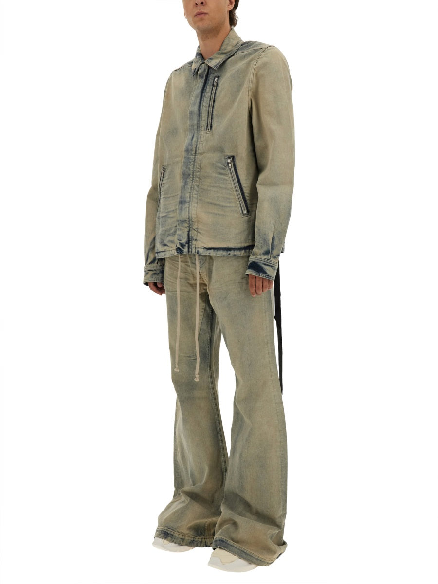Rick Owens Drkshdw Men Jacket With Concealed Zipper RICK OWENS
