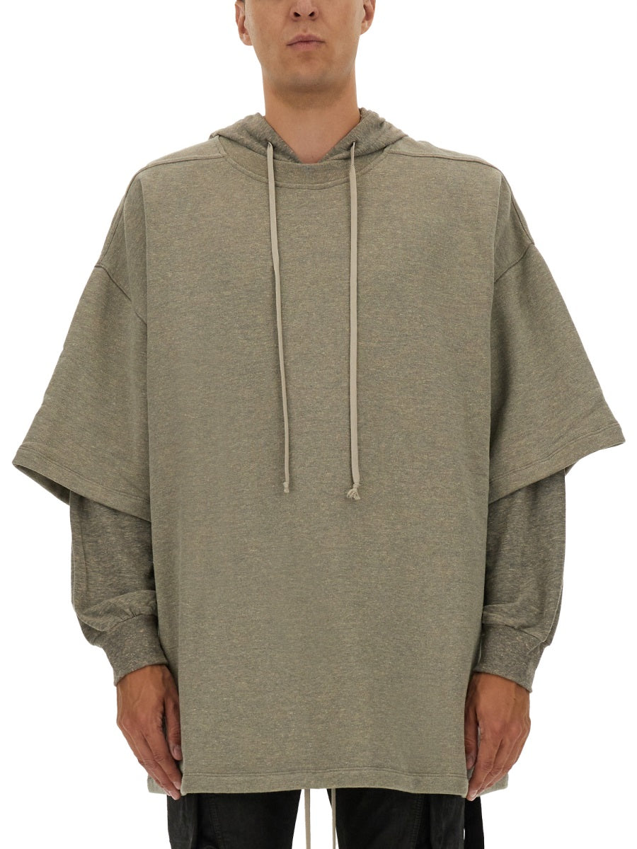 Rick Owens Drkshdw Men "Tommy Hustler" Hoodie RICK OWENS