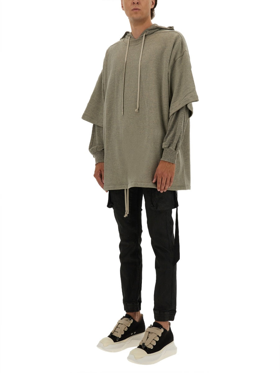 Rick Owens Drkshdw Men "Tommy Hustler" Hoodie RICK OWENS