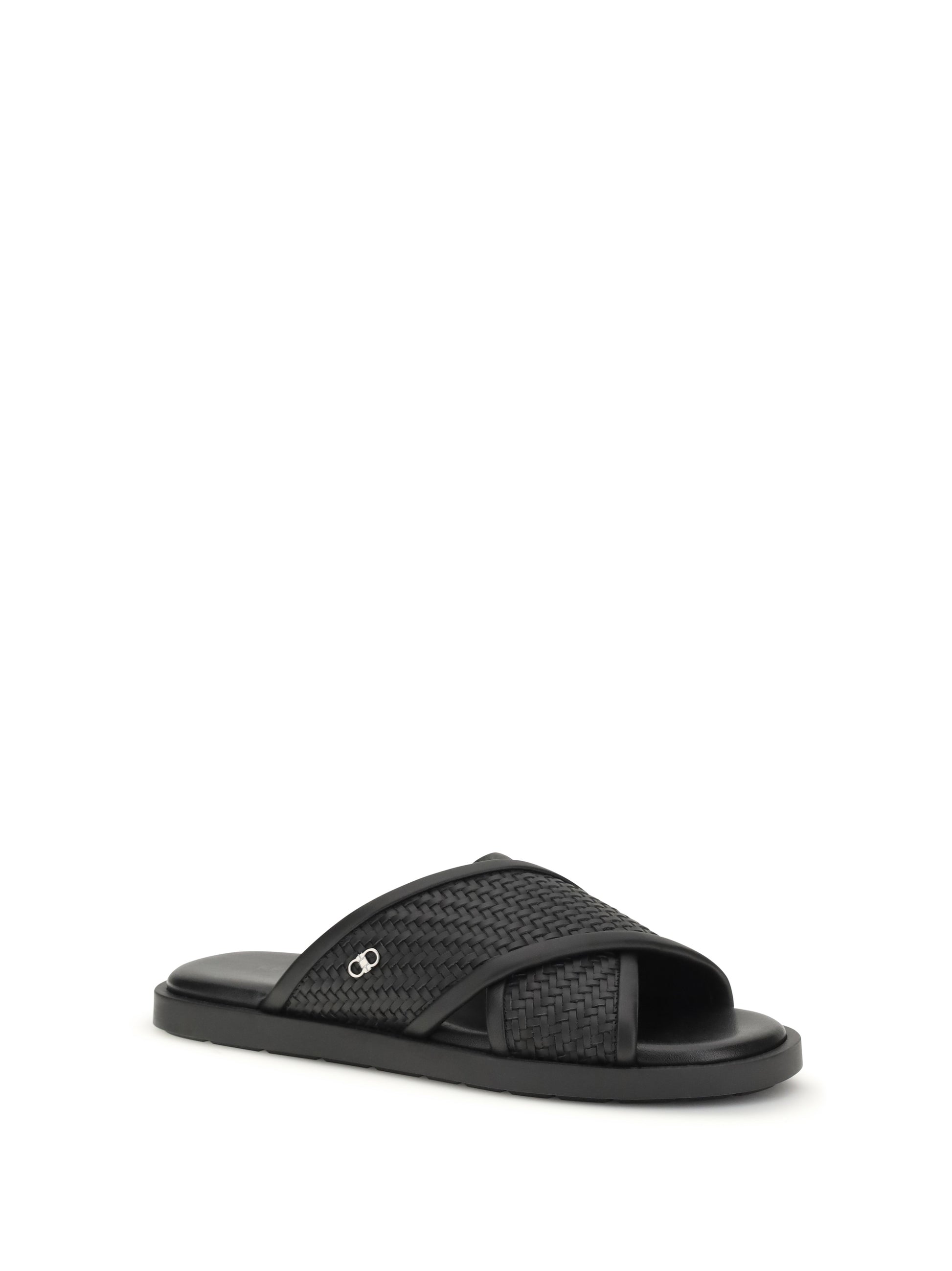 Ferragamo Men Gancini Sandals FERRAGAMO