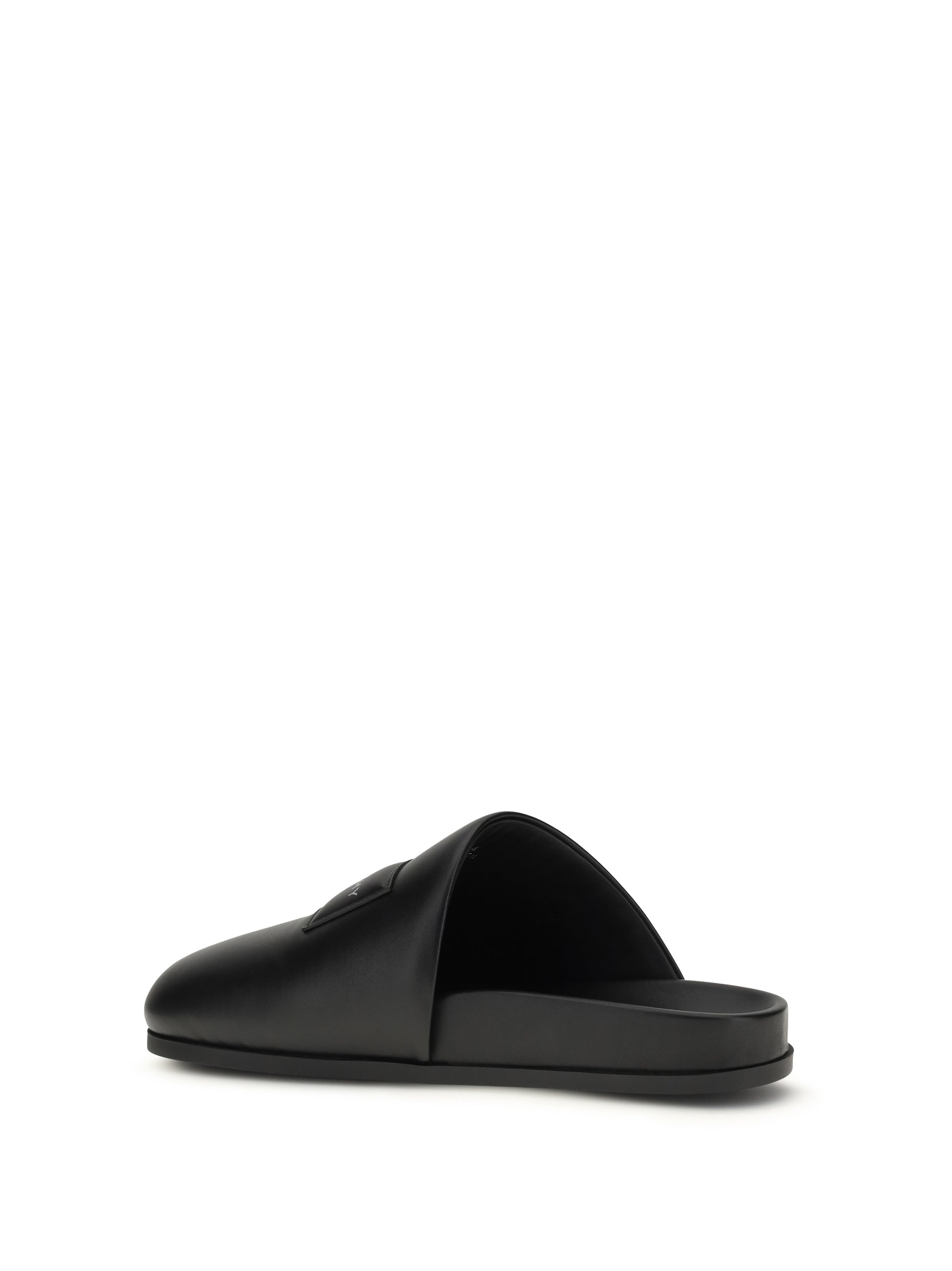 Givenchy Men Leather Mules GIVENCHY