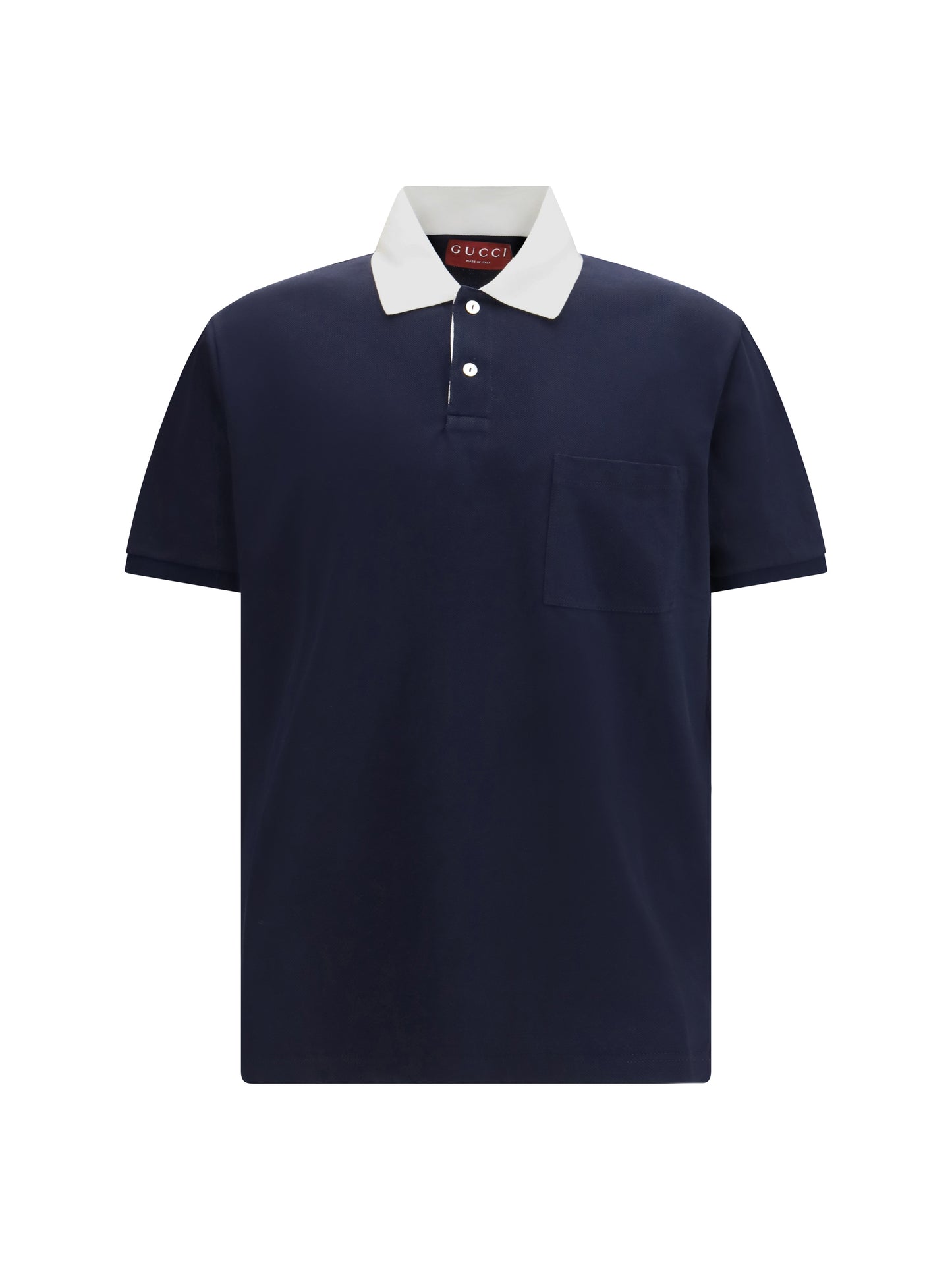 Gucci Men Piqué Polo GUCCI
