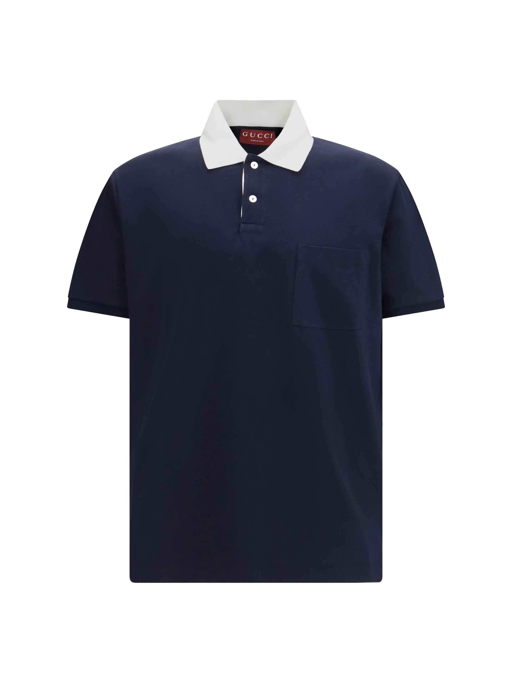 Gucci Men Piqué Polo GUCCI