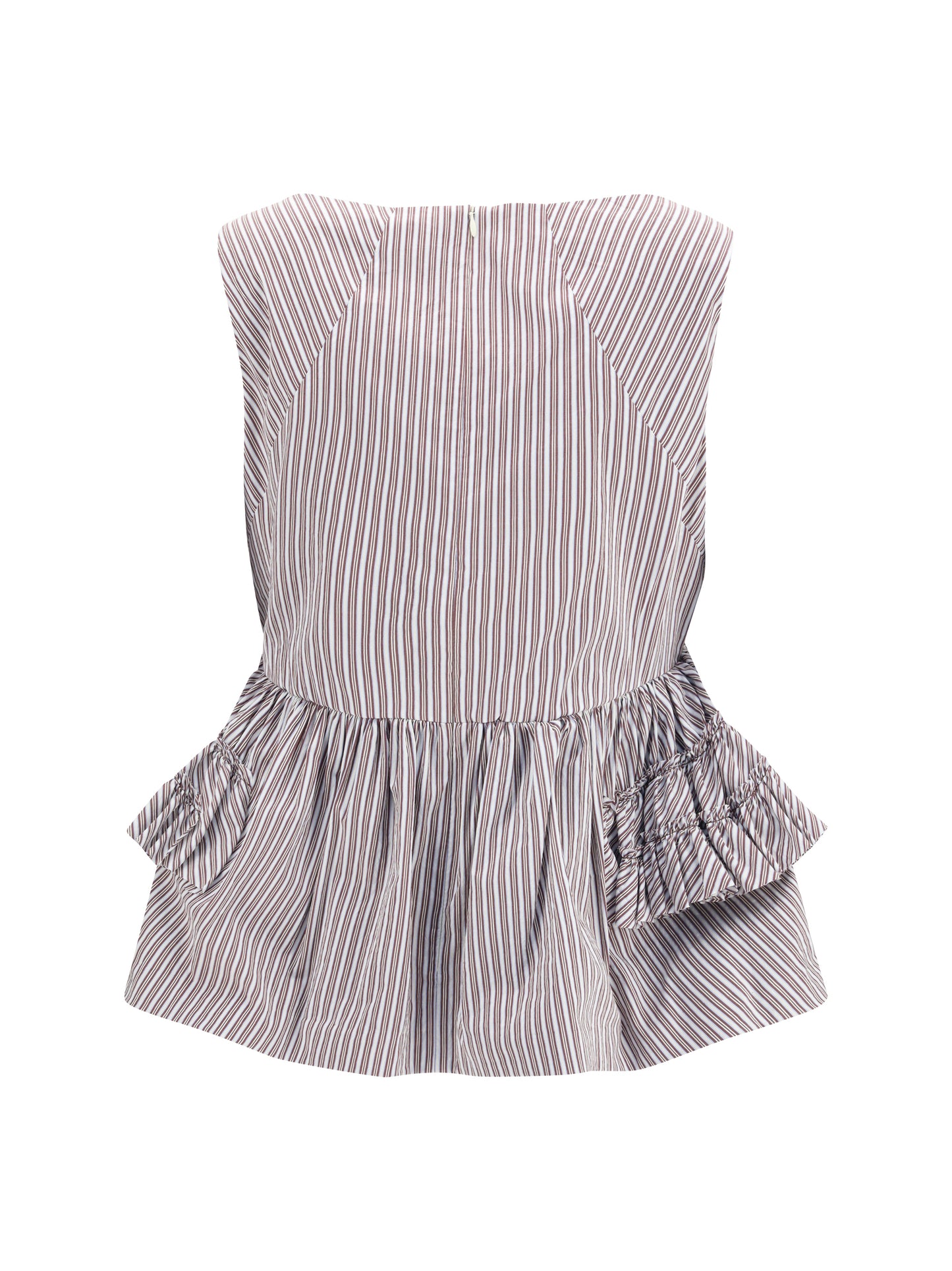 Dries Van Noten Women Striped Ruffled Peplum Top DRIES VAN NOTEN