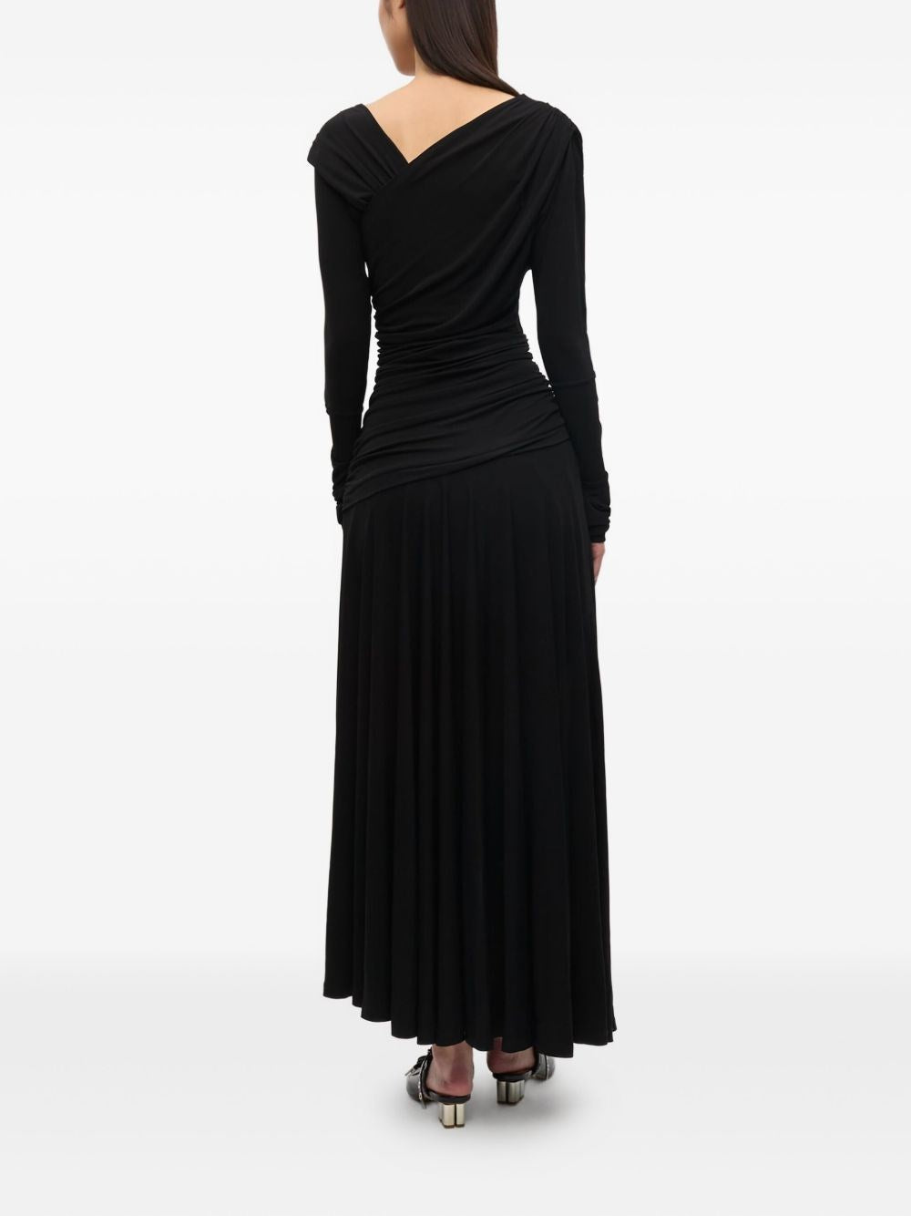 Ganni Women Ruffled Dress GANNI