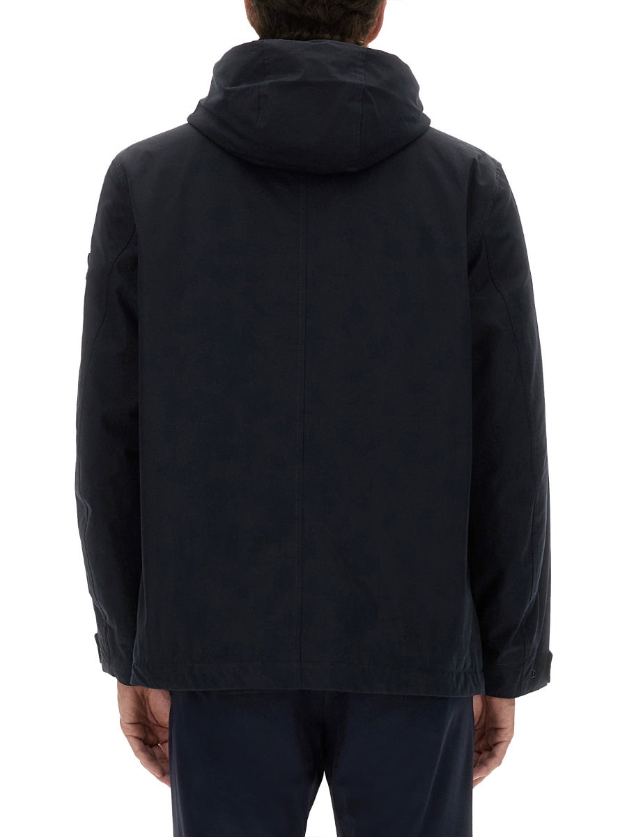 Stone Island Men Waterproof Jacket With Hood STONE ISLAND