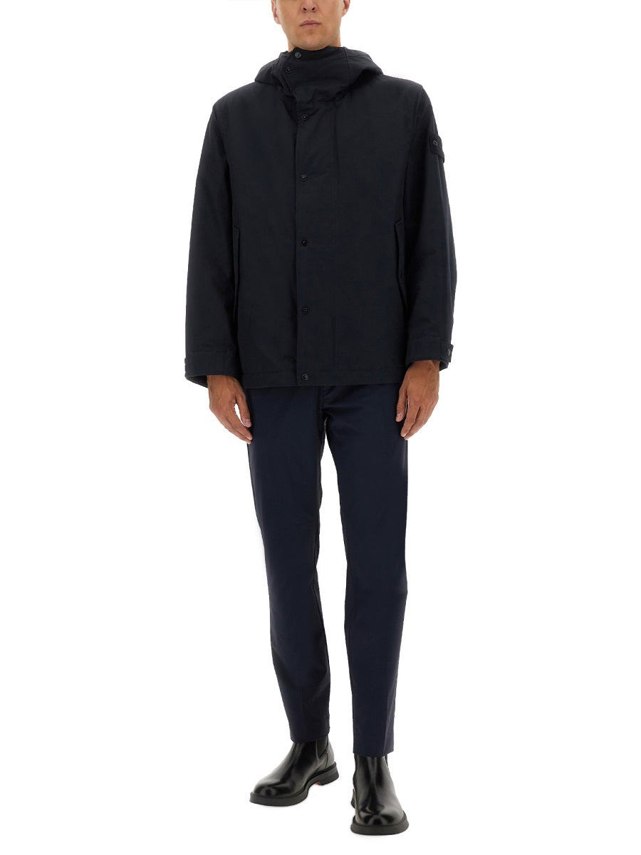 Stone Island Men Waterproof Jacket With Hood STONE ISLAND