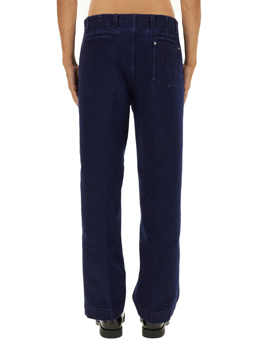 Gucci Men Délavé Denim Pants GUCCI