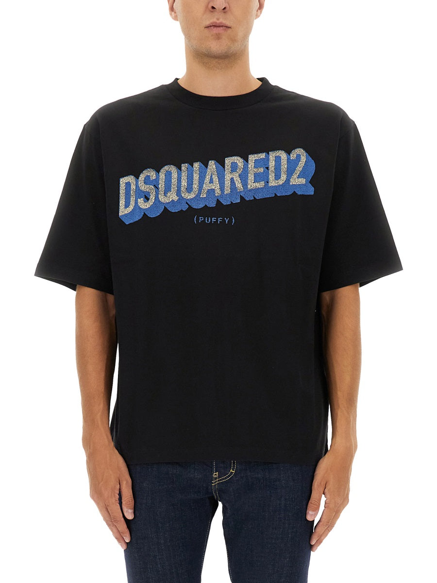 Dsquared Men T-Shirt With Logo DSQUARED2