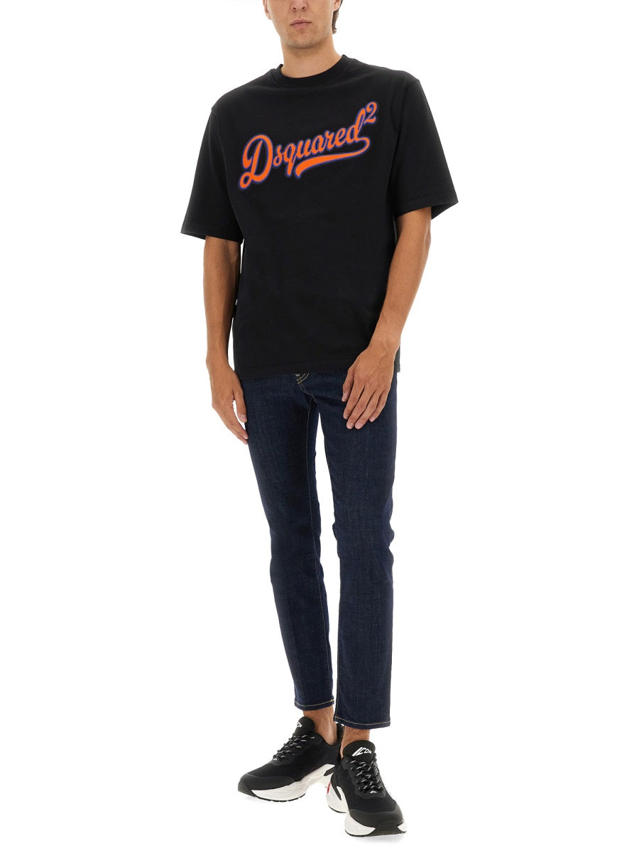 Dsquared Men T-Shirt With Logo DSQUARED2