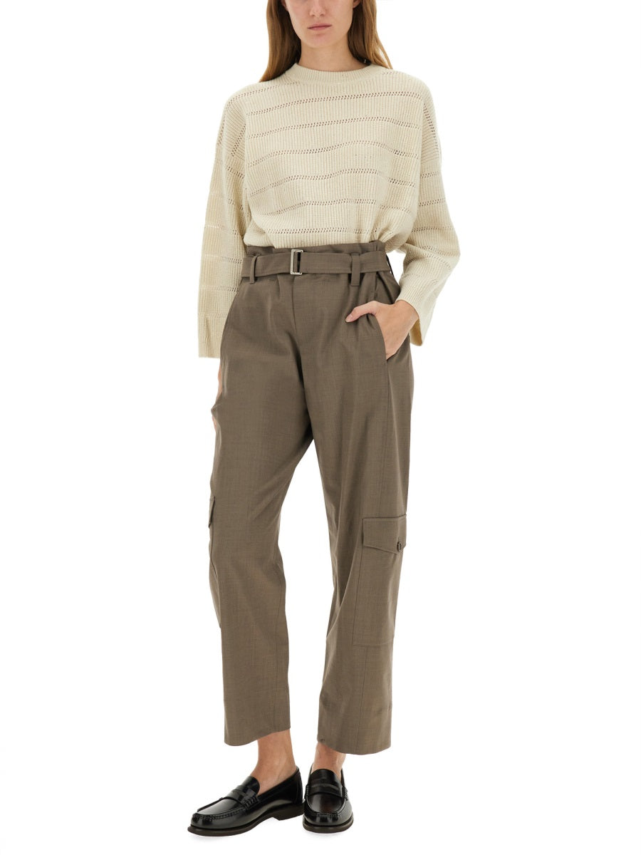 Brunello Cucinelli Women Belted Pants BRUNELLO CUCINELLI