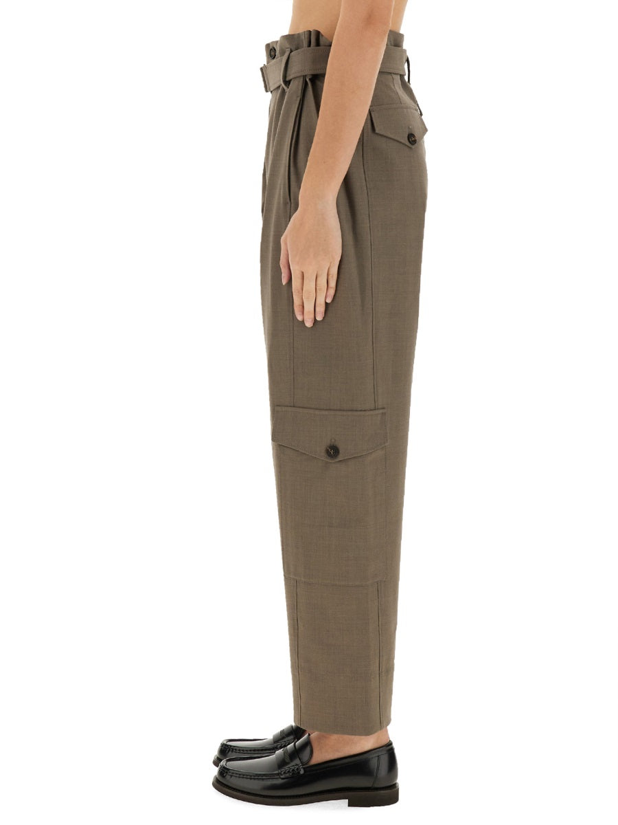 Brunello Cucinelli Women Belted Pants BRUNELLO CUCINELLI
