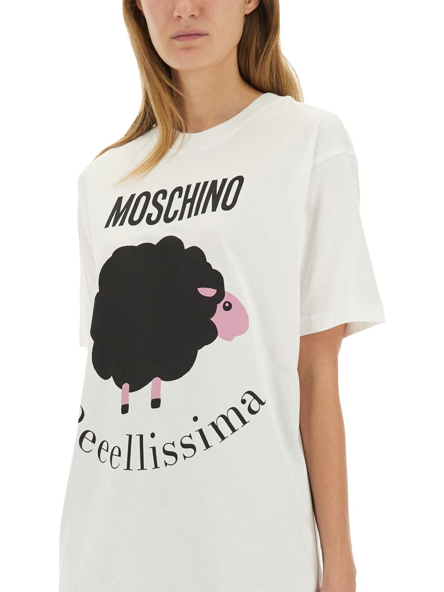 Moschino Women T-Shirt With Print MOSCHINO