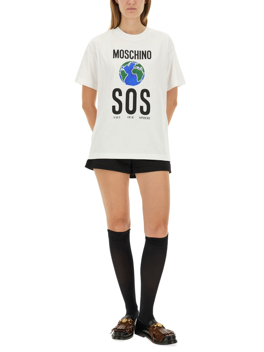 Moschino Women T-Shirt With Print MOSCHINO