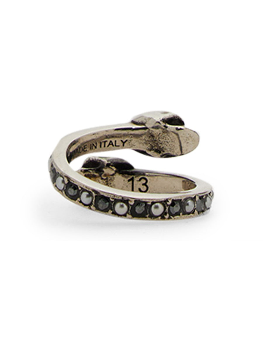 Alexander Mcqueen Women Anello Twin Skull ALEXANDER MCQUEEN