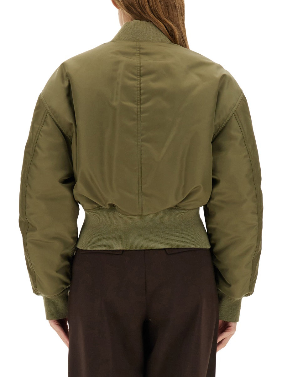 Saint Laurent Women Nylon Bomber Jacket SAINT LAURENT
