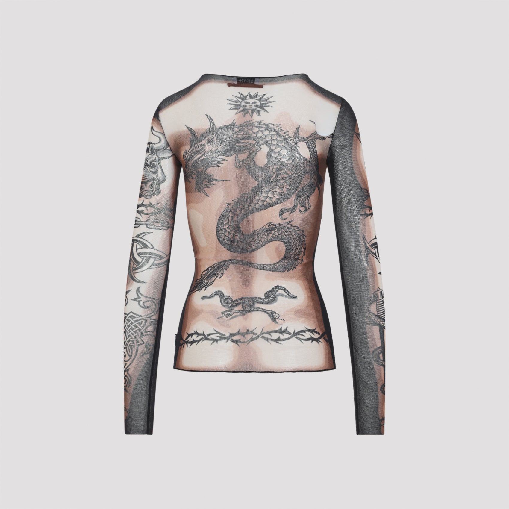 Jean Paul Gaultier Safe Sex Tattoo Top Women JEAN PAUL GAULTIER