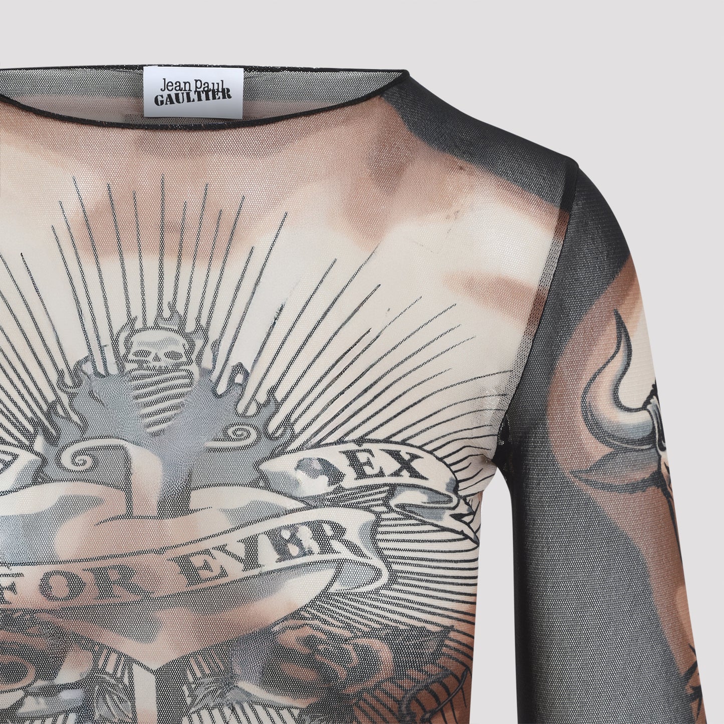 Jean Paul Gaultier Safe Sex Tattoo Top Women JEAN PAUL GAULTIER