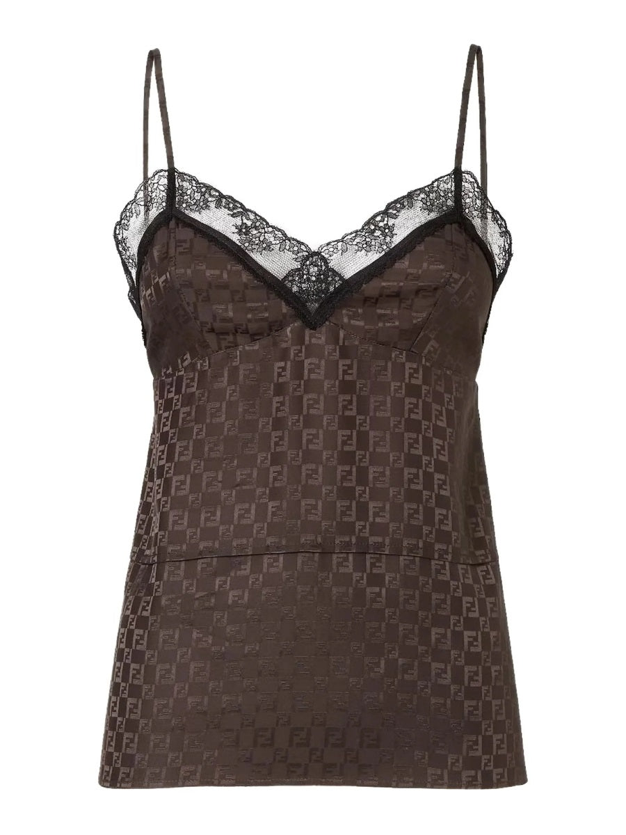 Fendi Women "Jacquard Ff" Top FENDI