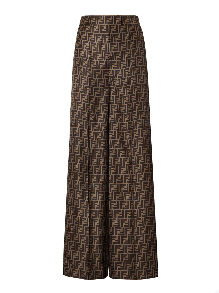 Fendi Women Ff Twill Pants FENDI