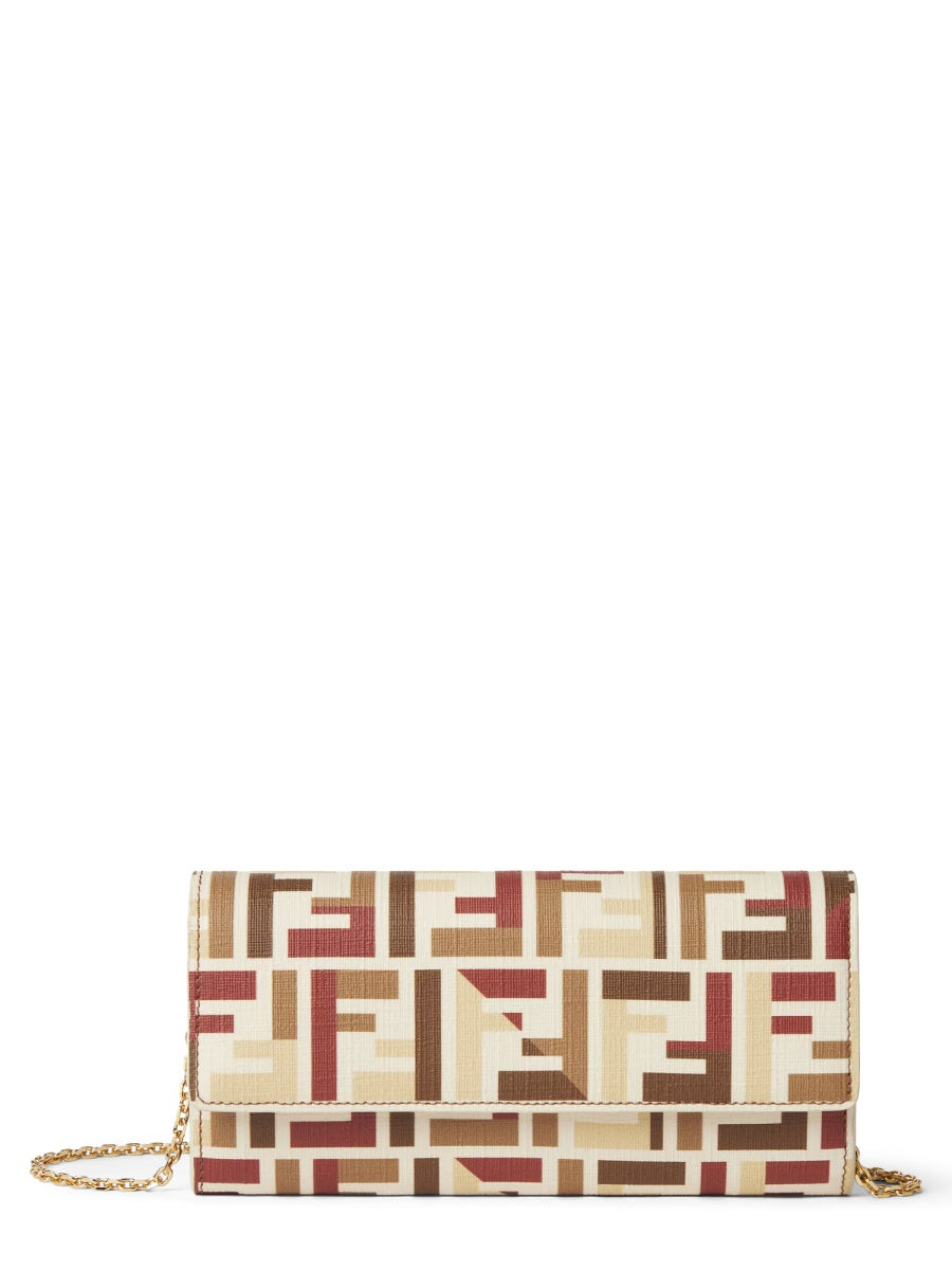 Fendi Women "Continental" Wallet With Chain FENDI