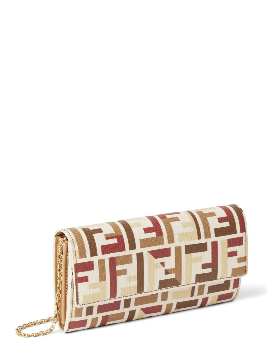 Fendi Women "Continental" Wallet With Chain FENDI