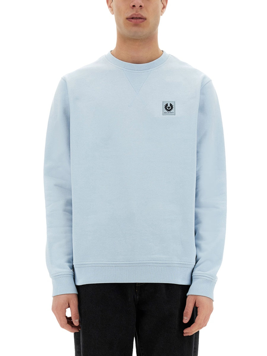 Belstaff Men Sweatshirt With Logo Patch BELSTAFF