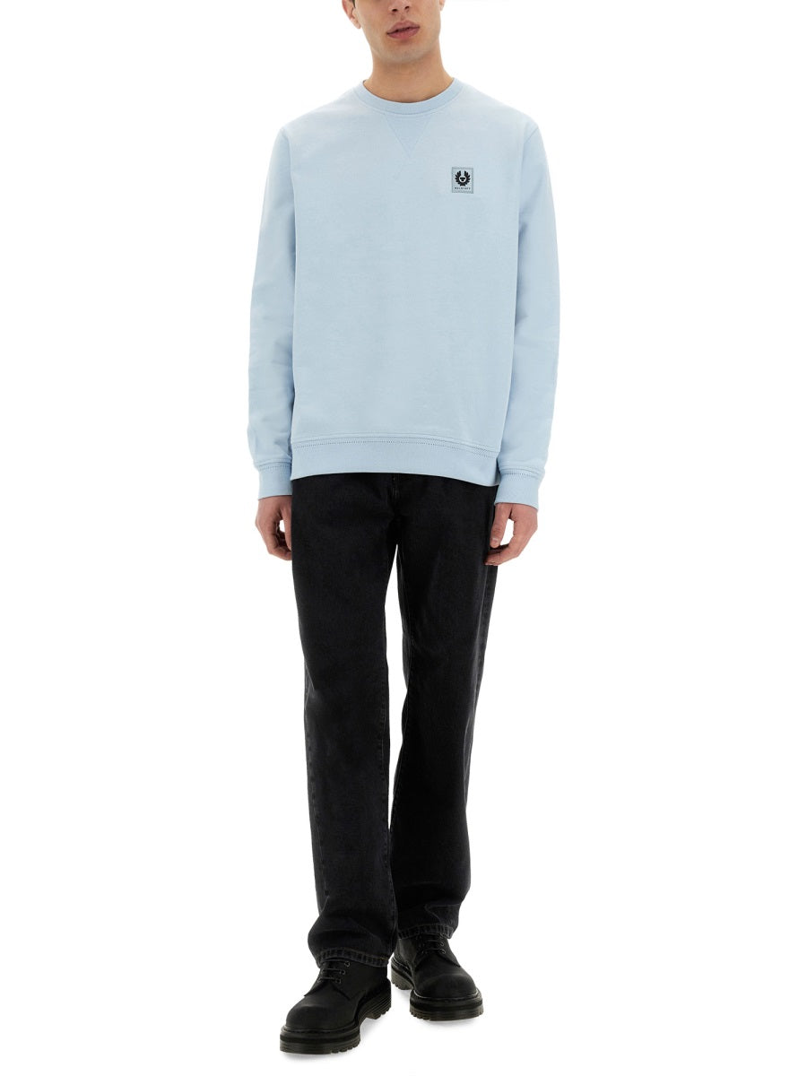 Belstaff Men Sweatshirt With Logo Patch BELSTAFF