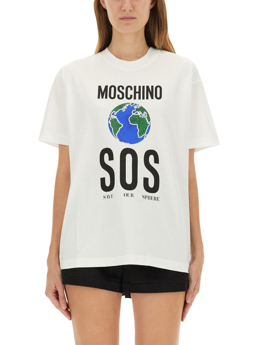 Moschino Women T-Shirt With Print MOSCHINO