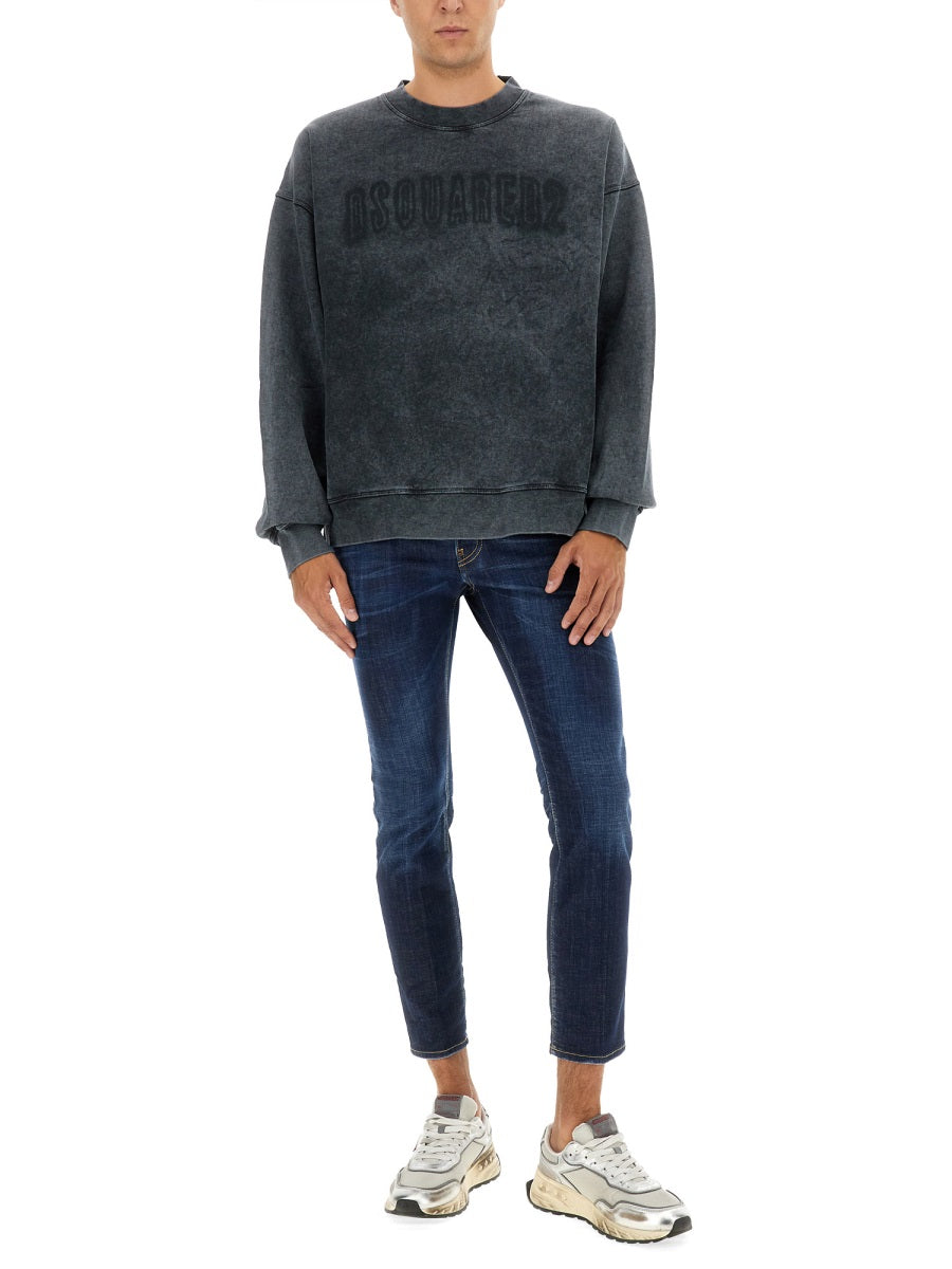 Dsquared Men Sweatshirt With Logo DSQUARED2