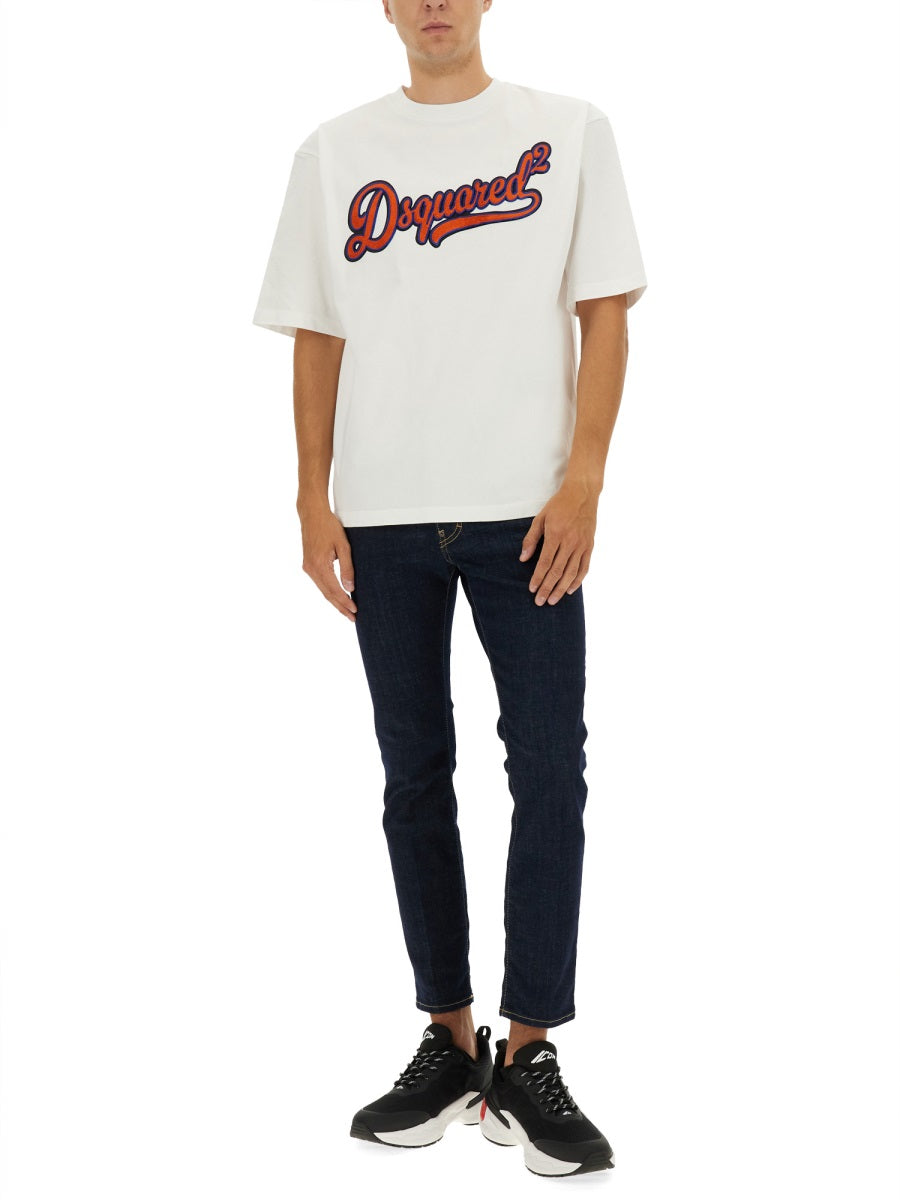 Dsquared Men T-Shirt With Logo DSQUARED2