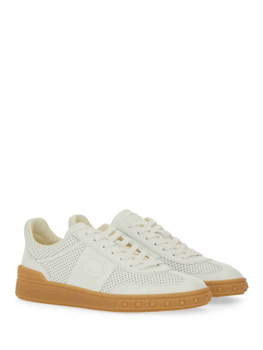 Valentino Garavani Women Perforated Nappa Leather Sneaker VALENTINO GARAVANI