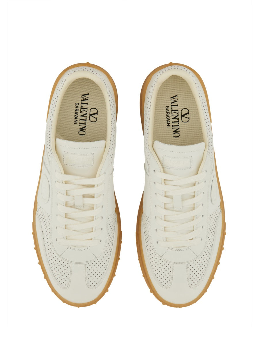 Valentino Garavani Women Perforated Nappa Leather Sneaker VALENTINO GARAVANI