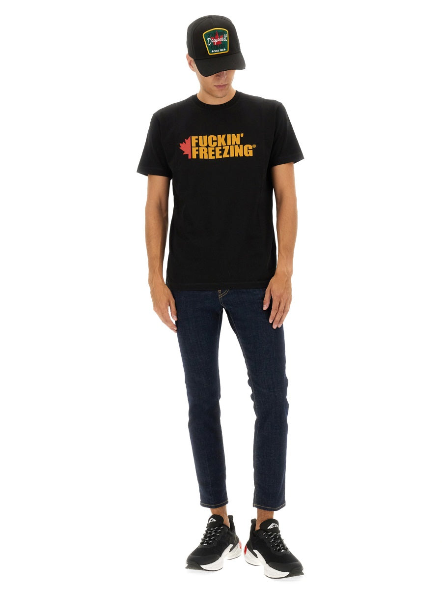 Dsquared Men T-Shirt With Print DSQUARED2