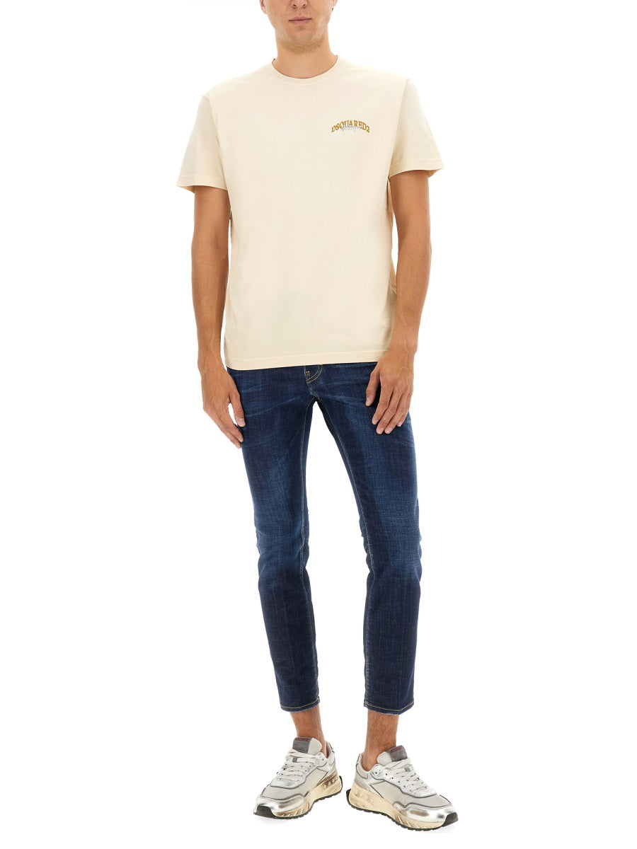 Dsquared Men T-Shirt With Logo DSQUARED2