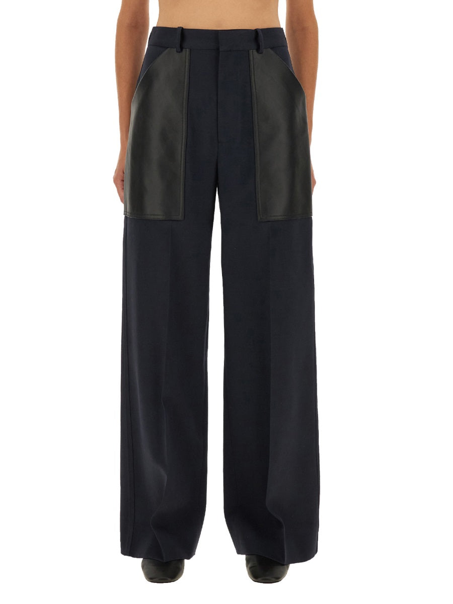 Bottega Veneta Women Wool And Cotton Pants BOTTEGA VENETA