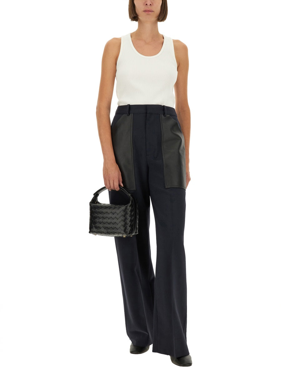 Bottega Veneta Women Wool And Cotton Pants BOTTEGA VENETA