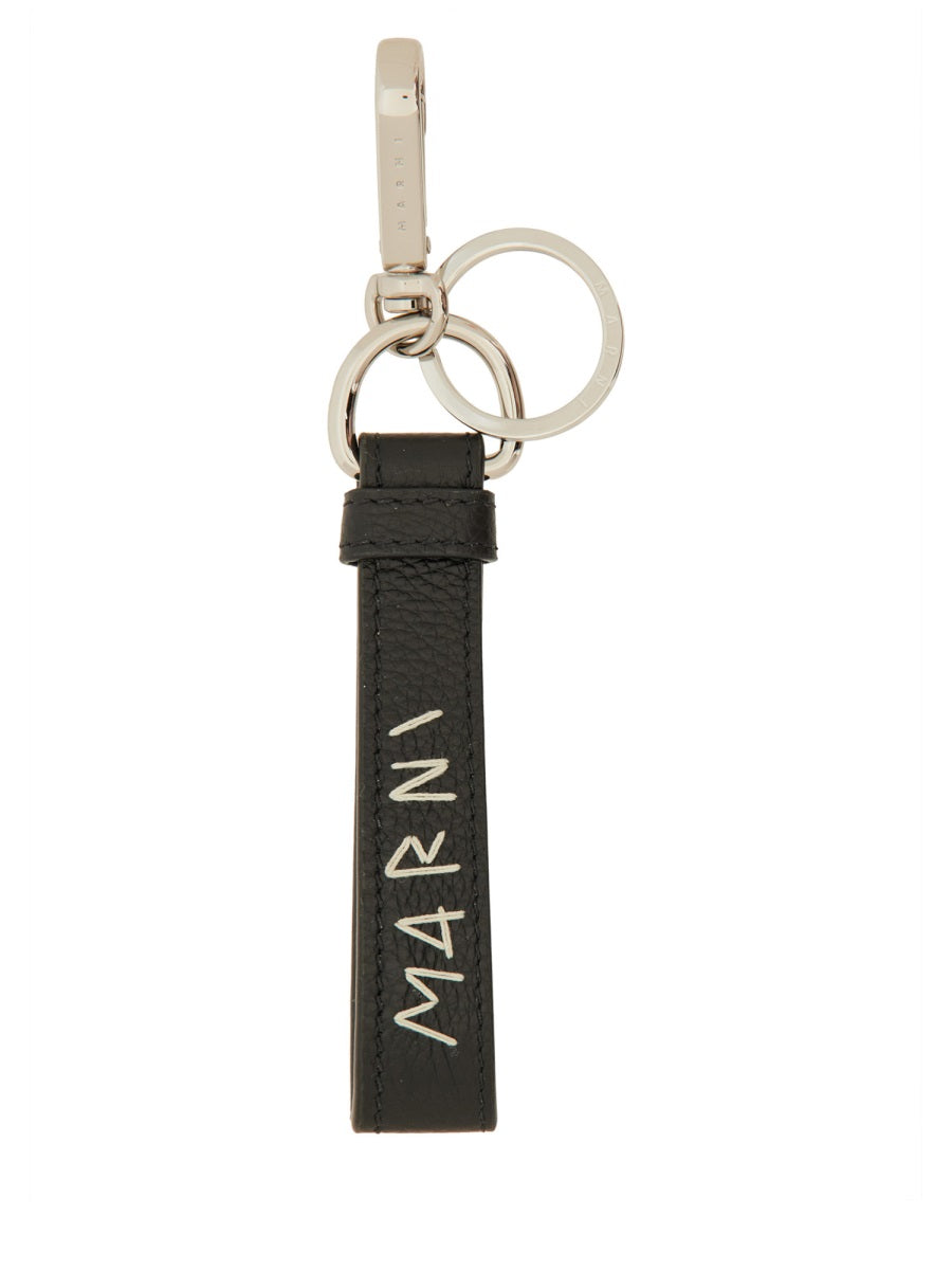 Marni Men Keychain With "Marni Mending" Embroidery MARNI