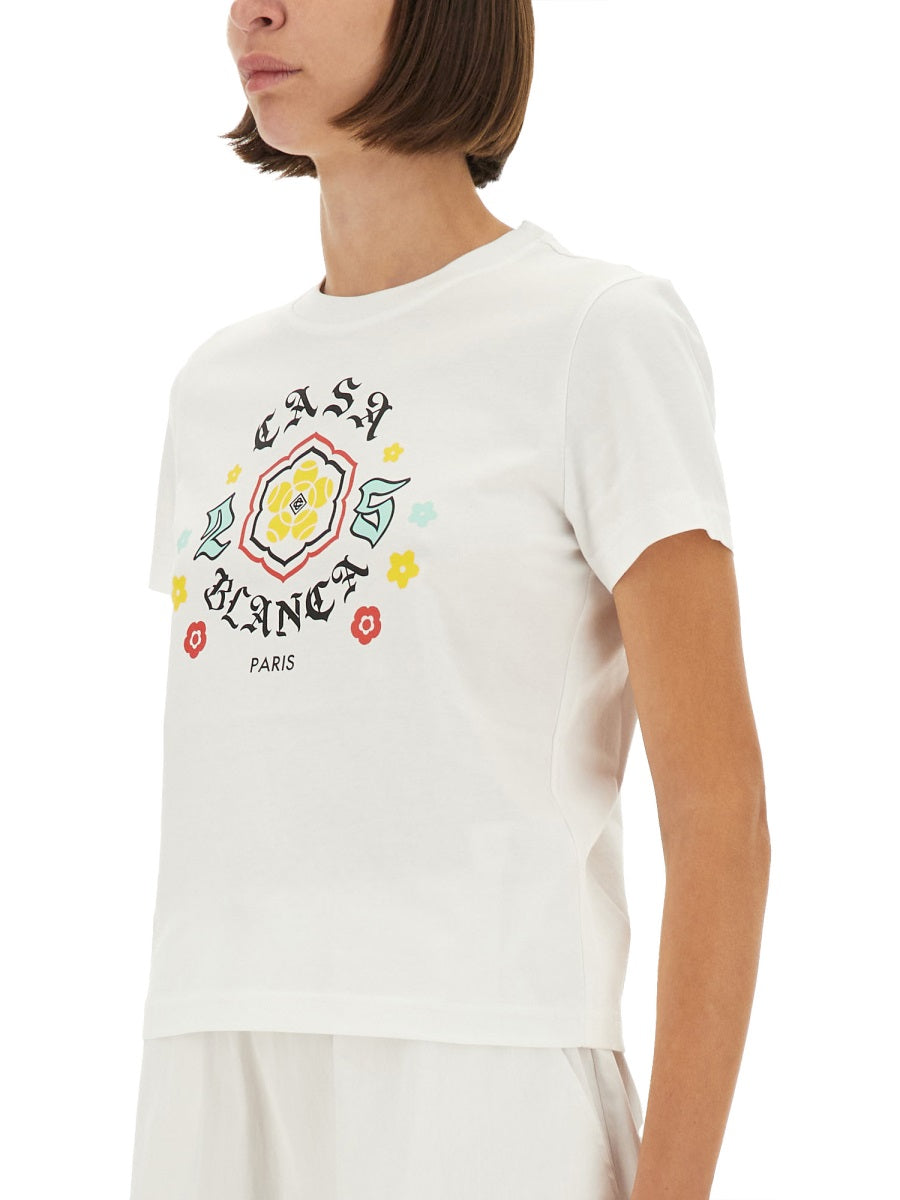 Casablanca Women T-Shirt "Emblem" CASABLANCA