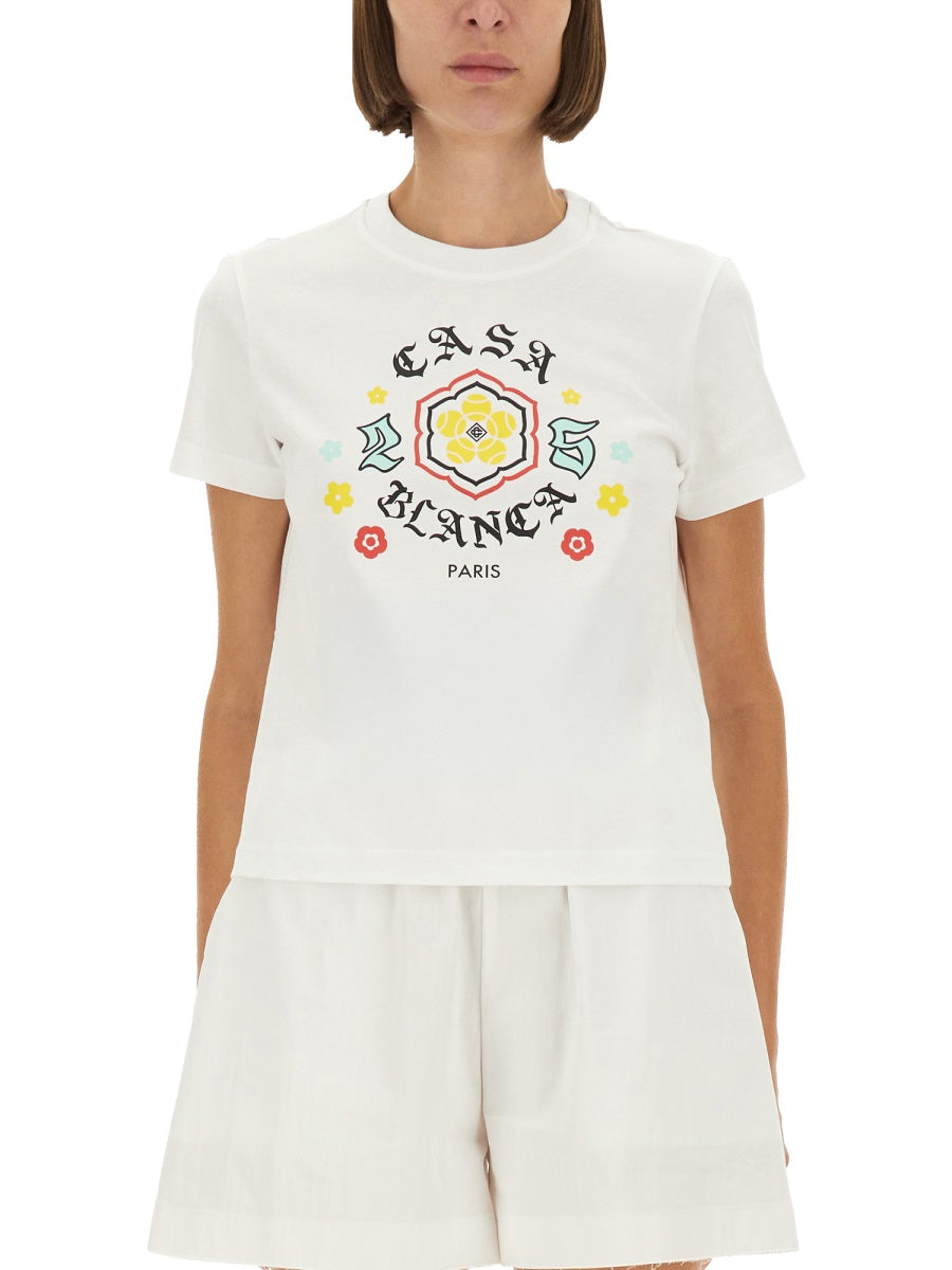 Casablanca Women T-Shirt "Emblem" CASABLANCA