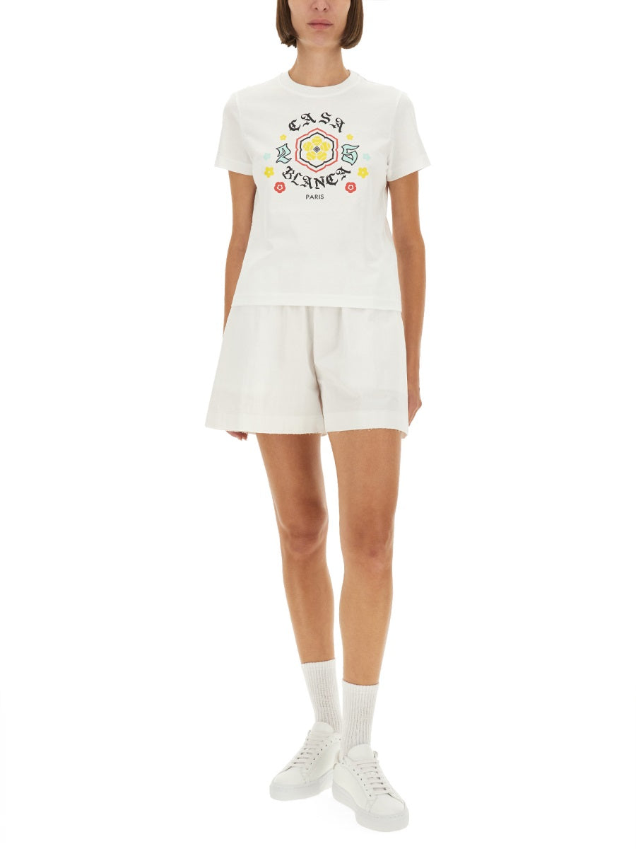 Casablanca Women T-Shirt "Emblem" CASABLANCA