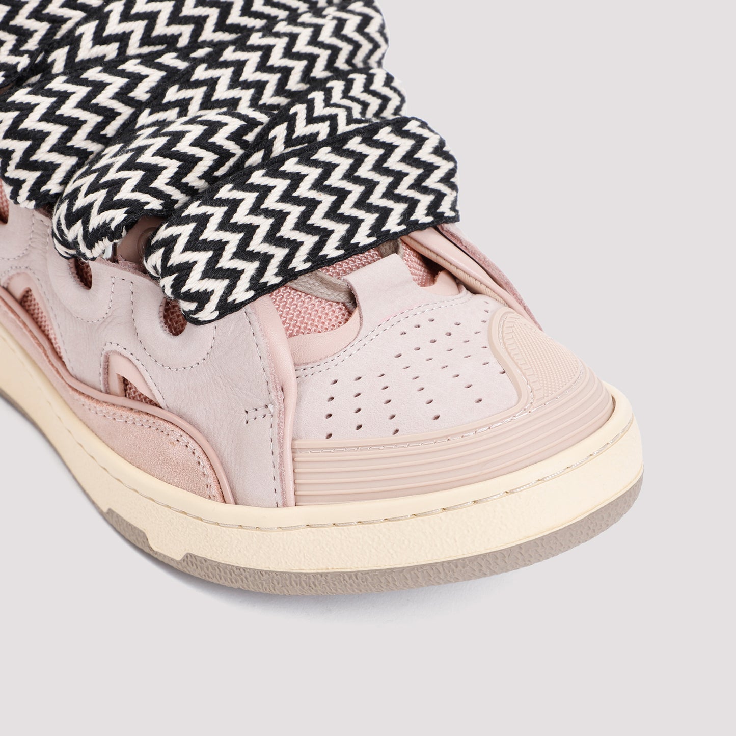 Lanvin Leather Curb Sneakers Unisex LANVIN