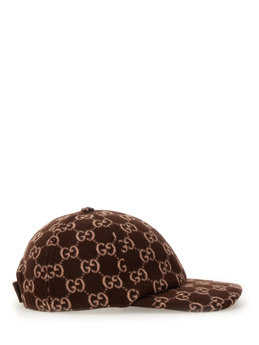Gucci Women Gg Wool Baseball Hat GUCCI