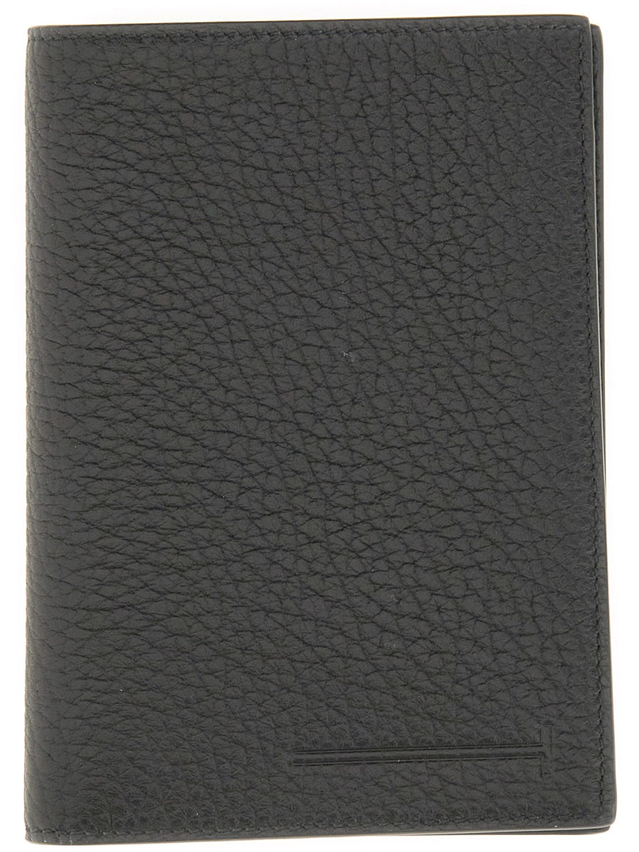 Tom Ford Men Leather "T" Card Holder TOM FORD