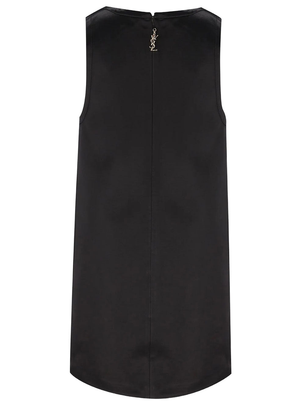 Saint Laurent Women Cassandre Shift Dress In Satin SAINT LAURENT