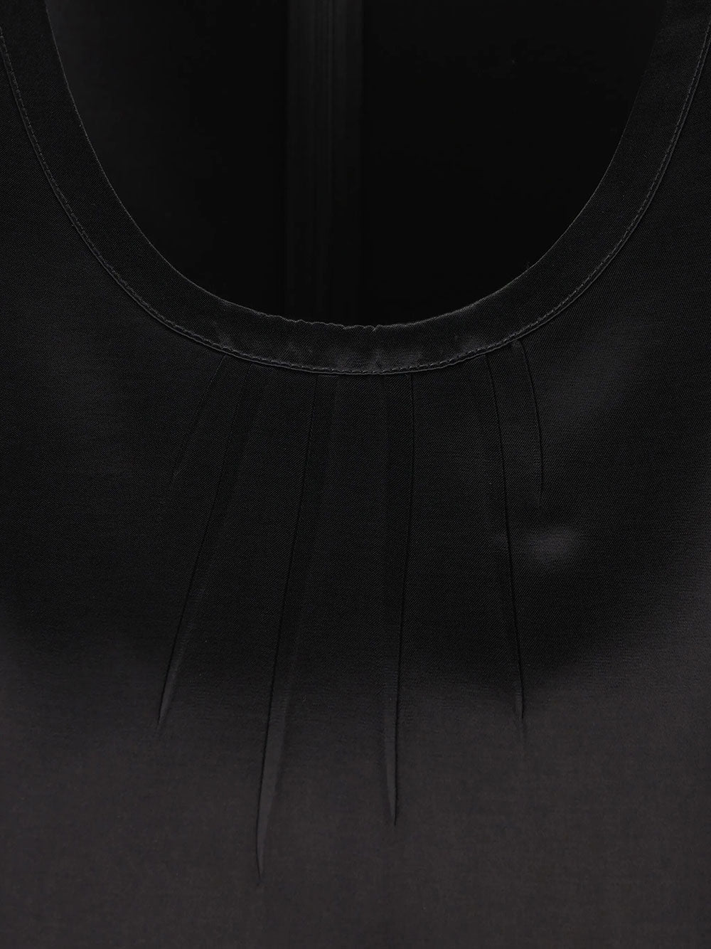 Saint Laurent Women Cassandre Shift Dress In Satin SAINT LAURENT