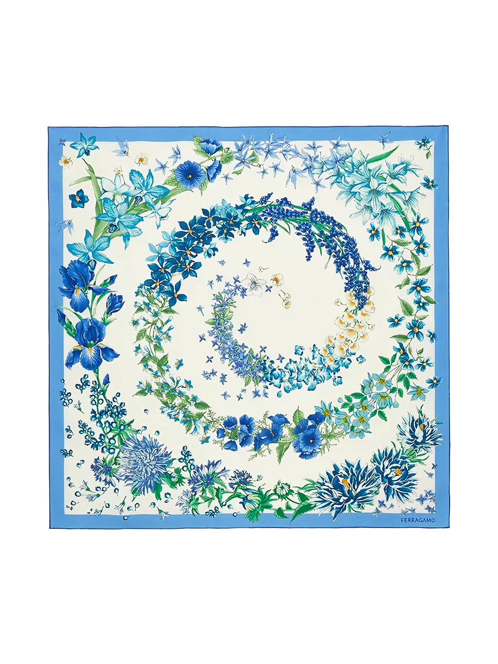 Ferragamo Women Fo Primavera Spring-Print Silk Scarf FERRAGAMO