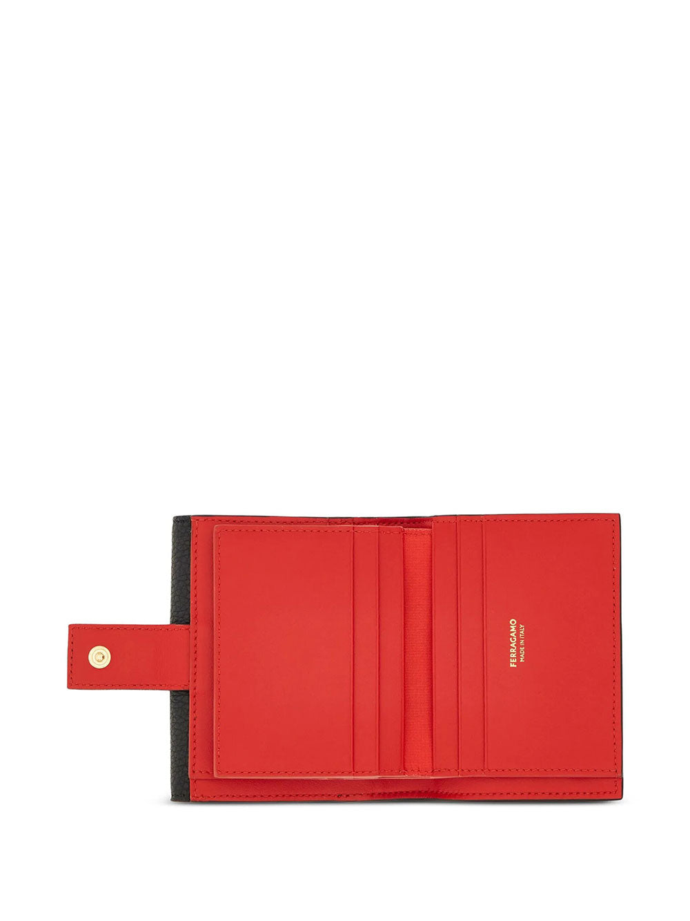 Ferragamo Women Gancini Grained Leather Compact Wallet FERRAGAMO